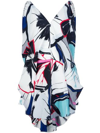 Balenciaga gingko print dress - Veelkleurig