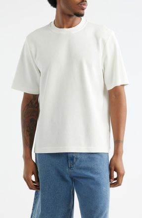 BP. Oversize Waffle T-Shirt in Ivory Egret at Nordstrom, Size Xx-Large