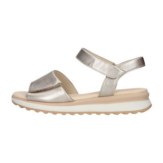 Gabor Schoenen, Dames, Grijs, 42 1/2 EU, Leer, 840.1 Sandaal