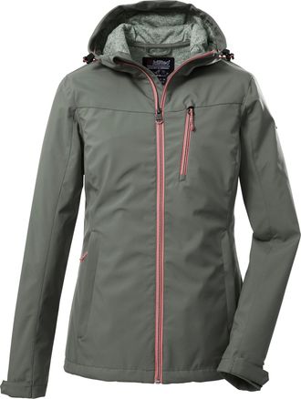 Killtec Softshelljacke KILLTEC KOS 89 WMN SFTSHLL JCKT, Damen, Gr. 34, sage, Obermaterial: 100% Polyester. Futter: 100% Polyester, Jacken Softshelljacke, wass