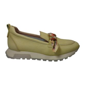 Hispanitas Schoenen, Dames, Groen, 40 EU, Leer, Oregon Loafer