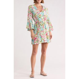 Maaji Joy Cover-Up Kaftan in Blue at Nordstrom Rack, Size Medium