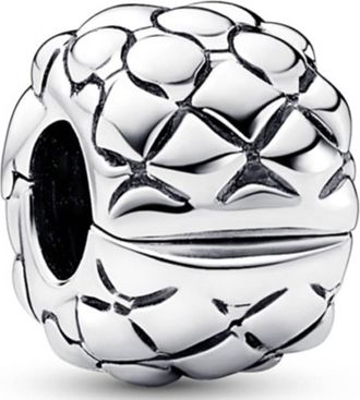 Pandora Sterling Silver Studded Clip Charm