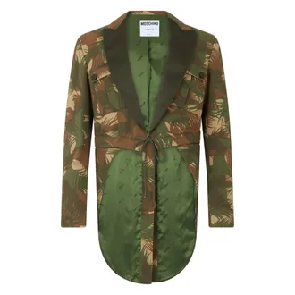 Moschino Elegant Camouflage Jacket - male - Moschino - Blazers - Multicolor - L - Jackets