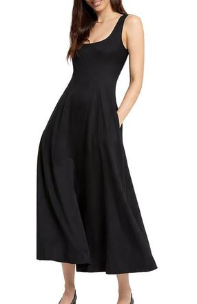 ottod'Ame Viscose Long Dress in Black at Nordstrom, Size 40 It