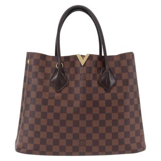 Louis Vuitton Kensington Damier Brown Canvas Handbag (Pre-Owned)