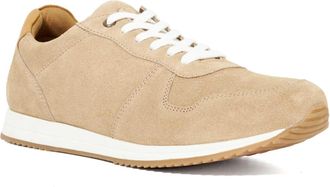 Dune London Mens TOULOUS Suede Lace Up Trainers Size UK 8 Suede