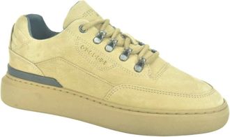 Cycleur de Luxe Taupe Sneaker met Haken - Heren - Sneakers - Beige - 45 EU - Schoenen