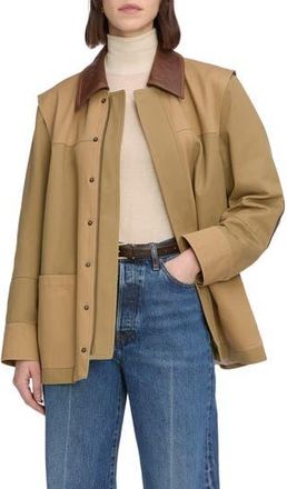 Frame Denim The Chore Jacket in Khaki at Nordstrom Rack, Size X-Small