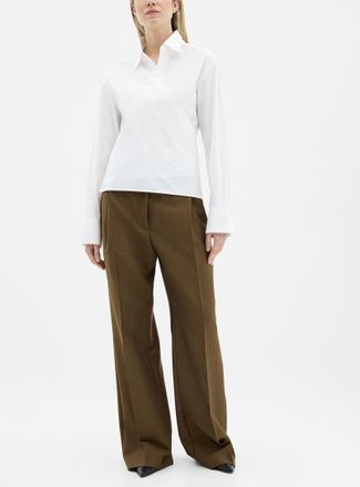 R&oacute;he Womens Virgin wool and mohair wide-leg pant