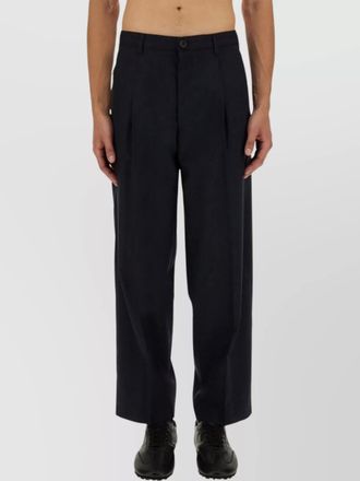 Marni virgin wool straight-leg trousers