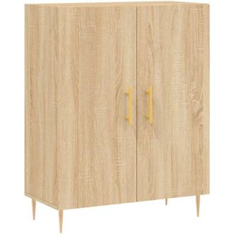 vidaXL Credenza Rovere Sonoma 69,5x34x90 cm in Legno Multistrato Vidaxl
