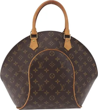 Louis Vuitton Ellipse Monogram Canvas Brown Canvas Handbag (Pre-Owned)