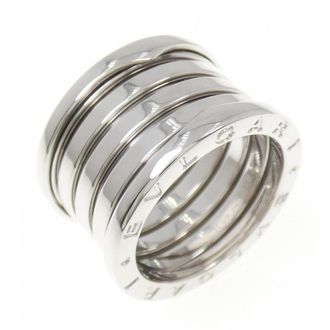 Bulgari White Gold White Gold (18K) Band Ring (Pre-Owned)