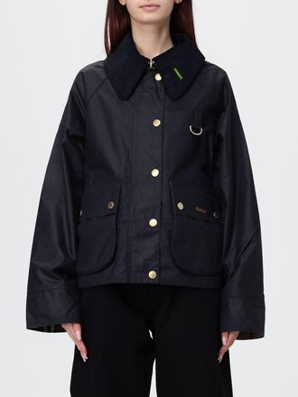 Barbour Giacca corta Modern Spey in cotone cerato con collo in velluto