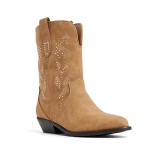 Call It Spring Sareena Boots Dark Beige Mid Calf Bootie JZZ1209