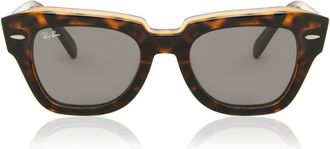 Ray-Ban RB2186 State Street Blue-Light Block 1292B1 Womens Sunglasses Clear Size 52