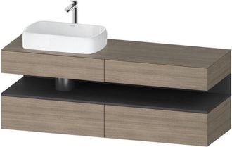 Duravit Qatego Consola Mueble Bajo Lavabo, 2 Extensiones, 2 - Duravit