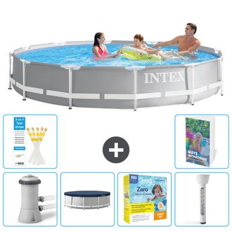 Intex Piscina Prism Frame Redonda - 366x76 Cm - 7-piezas S192