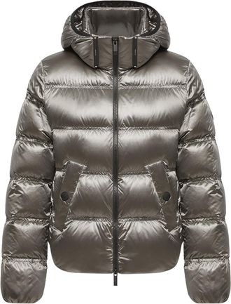 Moncler Moncler Sensation Short Down Jacket, Women, Grey, Size: 00