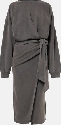 Isabel Marant Sandrina cotton jersey sweatshirt dress