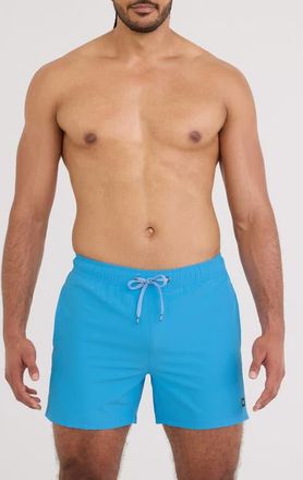 Saxx Oh Buoy 2N1 5-Inch Volley Swim Trunks in Tranquil Blue at Nordstrom, Size Xx-Large