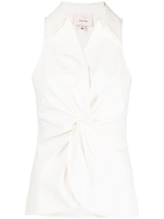 Cinq &agrave; Sept Blusa smanicata Mckenna - Bianco