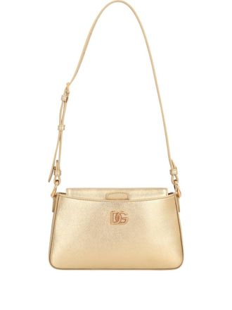 Dolce & Gabbana Golden Logo Crossbody Bag