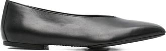 Rick Owens Womens Leather Ballet Flats - Black - Size EU 37