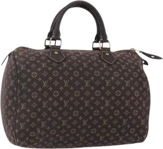 Louis Vuitton Pre-owned Handbags, female, Brown, Size: ONE SIZE Pre-owned Canvas Handbag