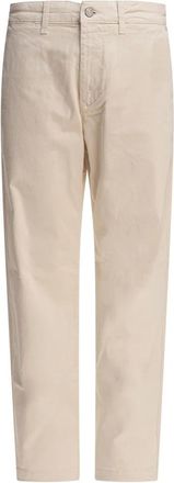 Nn.07 Witte Broek voor Mannen - Heren - Chinos - Wit - W33 L32 - Katoen - Broeken