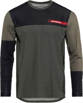 Horsefeathers Quantum L/S Bike Jersey Velotrikot f&uuml;r Herren | grau