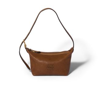 Miu Miu Spirit Nappa Leather Mini-bag, Woman, Oak