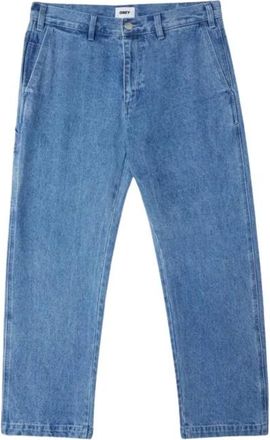 Obey Timmerman Denim - Licht Indigo - Heren - Regular Fit Jeans - Blauw - W30 - Denim - Jeans
