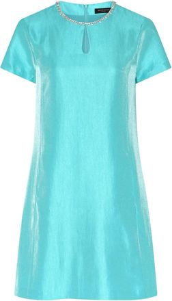 Bruuns Bazaar Wettinia BB Vinna Dress - Dames - Korte kleedjes - Blauw - L - Leer - Kleedjes