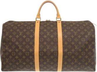 Louis Vuitton Pre-owned Weekend Bags, male, Brown, Size: ONE SIZE Pre-owned Vintage Boston Bag