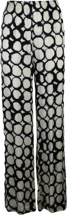 Alessia Santi Multicolor Viscose Satin Trackpants