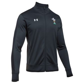 Under Armour Wales WRU 2018/19 Rugby Track Jacket - Dark Grey - Size S