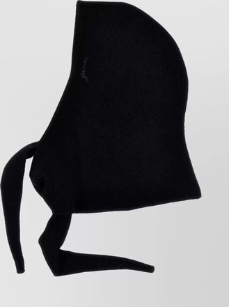 Ganni ribbed alpaca wool balaclava
