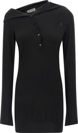 The Attico Black Cashmere wool dress
