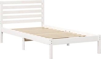 vidaXL Estructura De Cama Blanco 80 X 200 Cm Madera Maciza De Pino Vidaxl