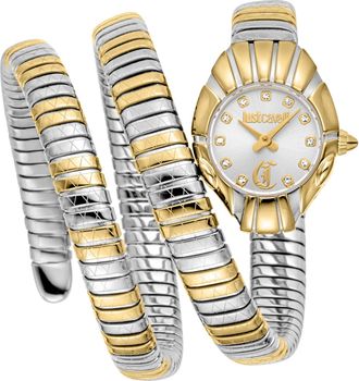 Just Cavalli Womens Snake 316L Stainless Steel Watch