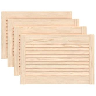 vidaXL Vidaxl - Ante con Design a Lamelle 4 pz 39,5x59,4 cm in Legno di Pino