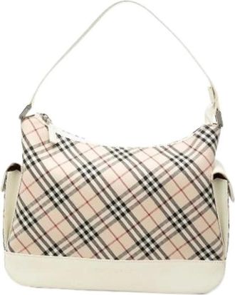 Burberry Pre-owned Vintage Schoudertas - Dames - Vintage Schoudertas - Beige - ONE Size - Leer - Vintage