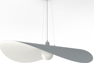 Lumicom Piuma L&aacute;mpara De Techo &Oslash;90 Bicolor Mate