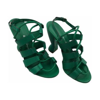 Ferragamo Mujer, Zapatos, Verde, Talla: 36 EU