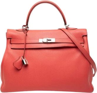 Herm&egrave;s Pre-owned The Kelly 35 - - Pre-owned - Donna - Rosso - ONE SIZE