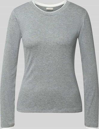 Freequent Longsleeve mit Viskosen-Anteil Modell ALVIN in Hellgrau, Gr&ouml;&szlig;e XXL