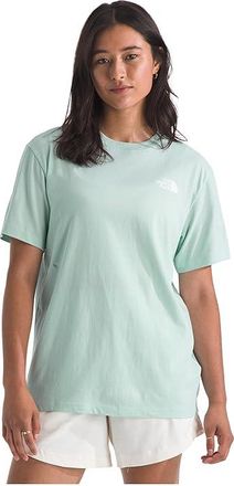 The North Face Midnight Mirage Relaxed Short Sleeve T-Shirts Womens Clothing Opal Frost : LG, Cotton