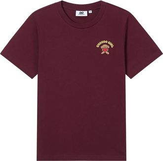 Chocoolate T-shirt con ricamo - Rosso